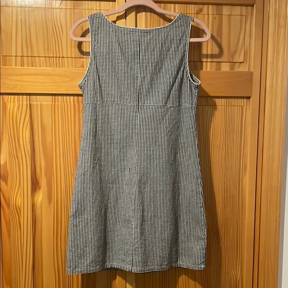 J. Crew Black and White Checkered Midi Dress - Picture 5 of 5